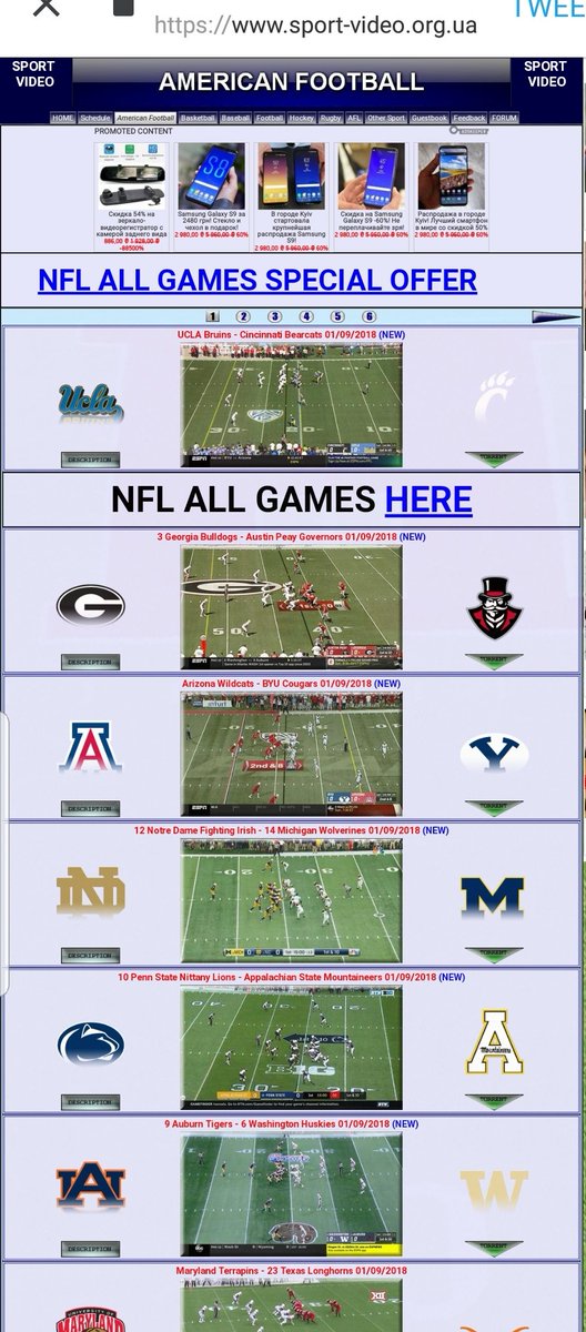 SportVideoMLB's tweet photo. FREE download sports video in HD, #Football, #NHL, #NBA, #MLB, #NFL,  #PremierLeague, #SerieA, #Bundesliga, #RUGBY 
ALL GAMES #NFL 2018 

👉https://t.co/VaeNtWenwE https://t.co/hukiKV7wUC