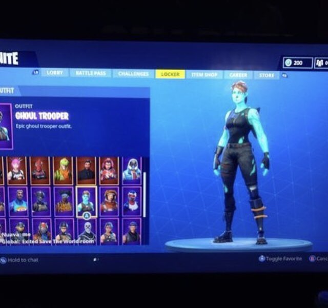 TheRealFalcIQ's tweet photo. Selling this stacked Ghoul and skull and power chord‼️‼️‼️ HMU for offers I’m willing to go pretty low also has scythe axe👀👀💯 #fortnite #ghoultrooper #skulltrooper #renegaderaider #gingergunner #merrymarauder #rednoisedraider #scytheaxe #season1 #makoglider #galaxyskin https://t.co/LuLQMb8NQ3