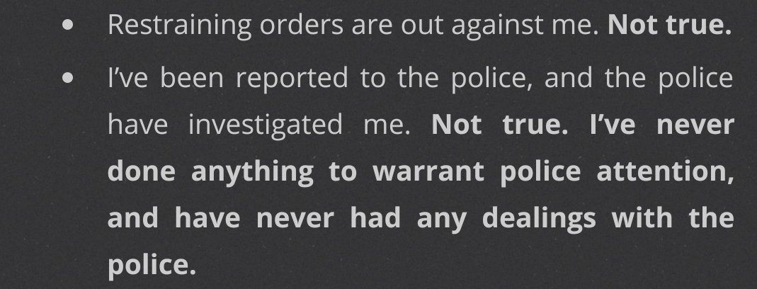 Debunk 2I cannot and will not speak for the other victims of his harrassment but I can tell you right now that I have went to the police myself because of this man's actions where as you can see from the screenshots below that he "Intended to look up a Twitter acquaintance"