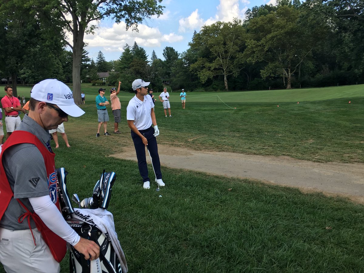 PGAPappas's tweet photo. Todayโs my first @WebDotComTour event and lots of interesting takeaways - one of which is how a noticeably larger percentage of the crowd seem to be golfers compared to a PGA Tour event. Everyoneโs talking about their own games. Pretty cool.๐ #DAPChamp https://t.co/ys0AUzbYPP