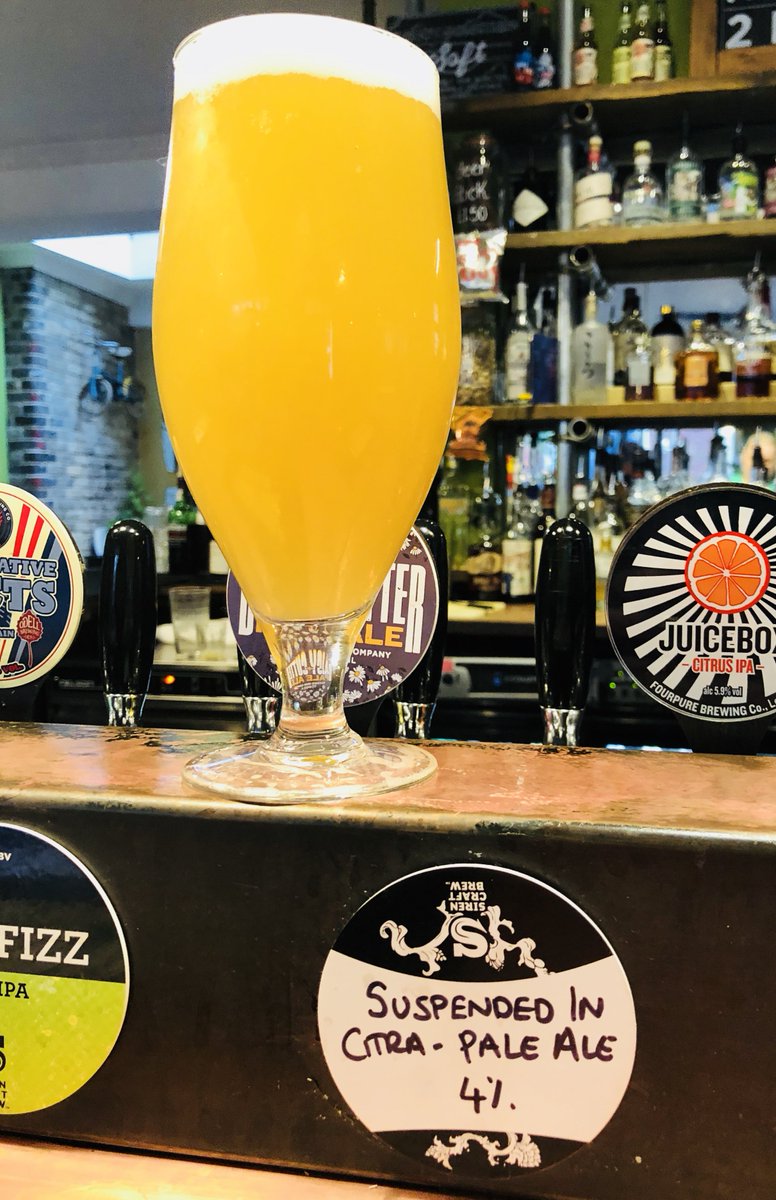 TheKingandCo's tweet photo. ๐บNOW POURING๐
@SirenCraftBrew suspended in citra ๐ฅ
Absolutely stunning #Beer ๐
#Siren #CraftBeer #craftbeerhour #CraftBeerPub #GetThePintsIn #SW4 #Clapham https://t.co/gOWcKShdOl