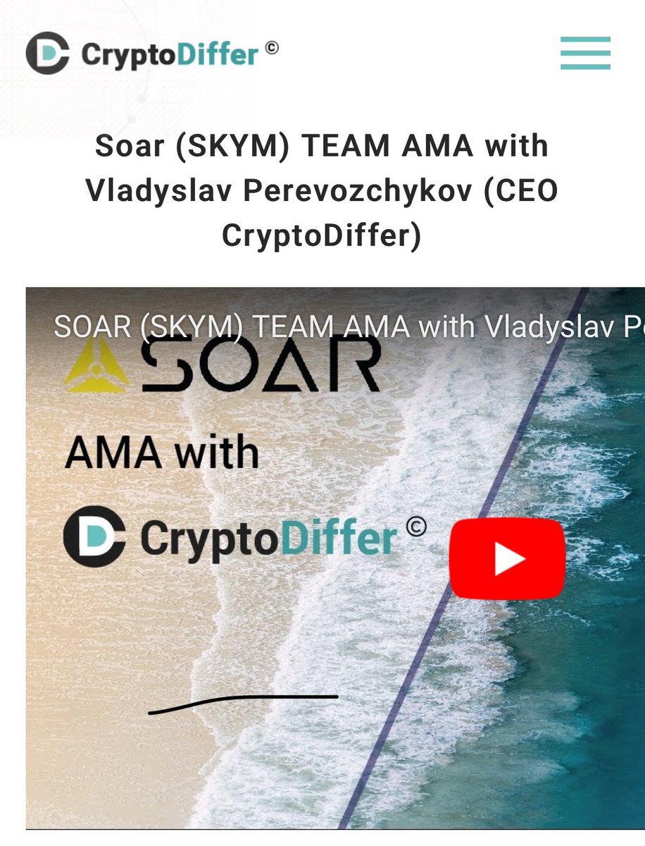 SoarAtlas's tweet photo. Here’s a AMA interview of our team, CEO Amir Farhand, Geospatial Specialist Darren Smith, &amp; Lead Blockchain Scientist Christopher Lowe with Vladyslav Perevozchykov, CEO of CryptoDiffer. Click here to watch the full video: https://t.co/gNd7rFUYDT .  #iloveSoar #Soar #blockchain https://t.co/oJeJIzXkqq