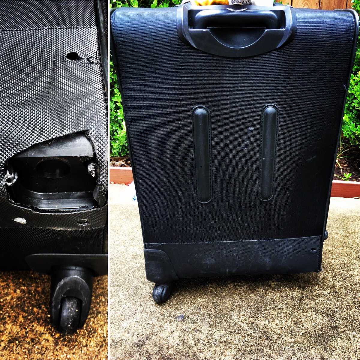 engineersdo's tweet image. The #engineeringis a bit deficient on @MySamsonite roller bag. Here’s hoping they’re able to #fixit. 🛠 If not, looks like it’s time for a new travel buddy...recommendations welcome! 
•
•
•
•
•
#fail #shearstress #heavyduty #productdesign #engineering #mechanicalengineering