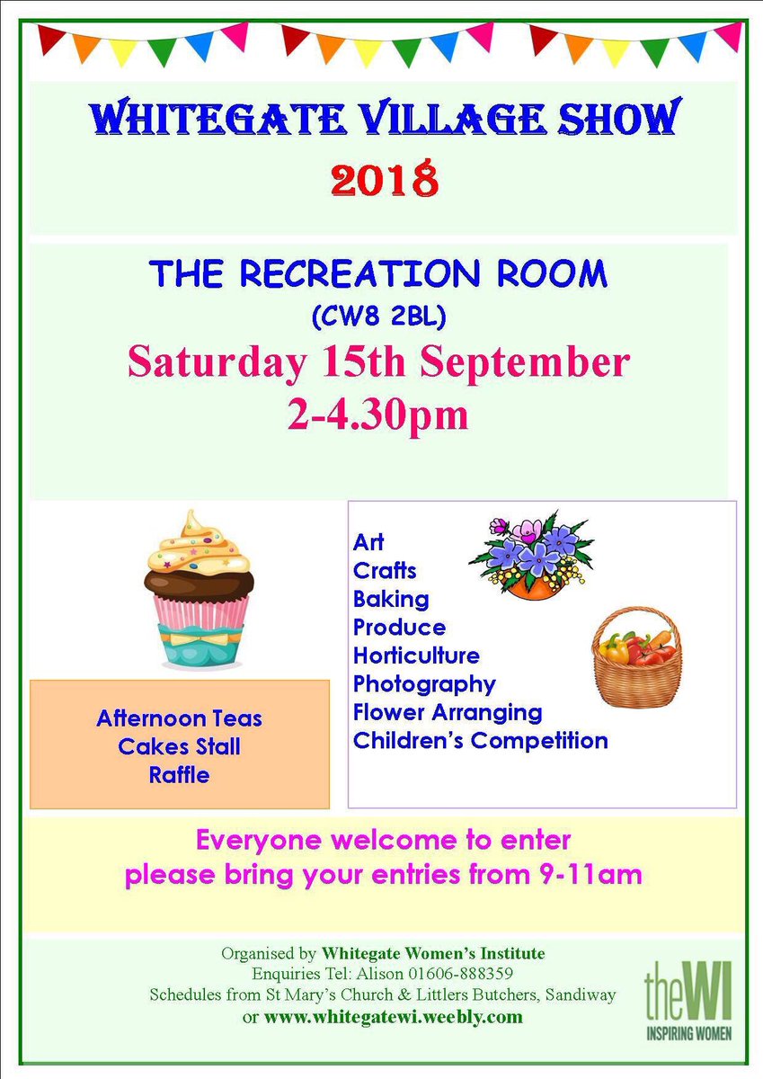 Whitegate Village Show - Everyone is welcome to enter.