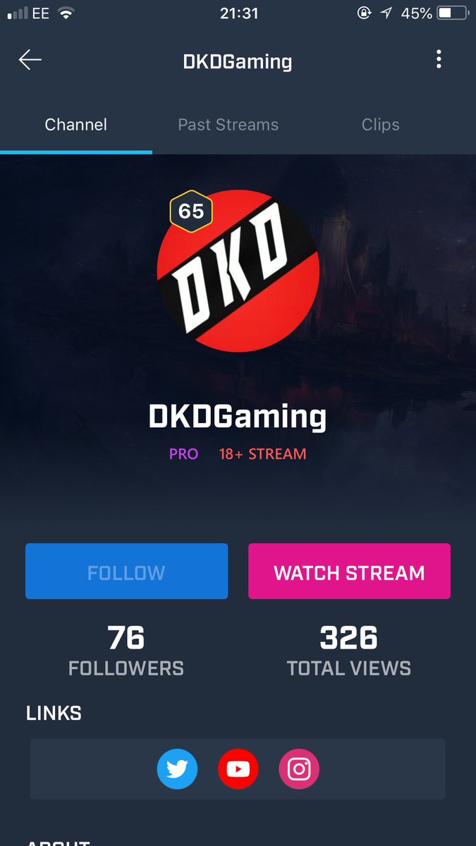 DKDGaming's tweet photo. @WatchMixer Started 21/8/18 and grown so much I like how mixer is easy to use and can directly stream from your Xbox 10/10 Rating 👊🏻👊🏻 https://t.co/dOMYLtx7iF