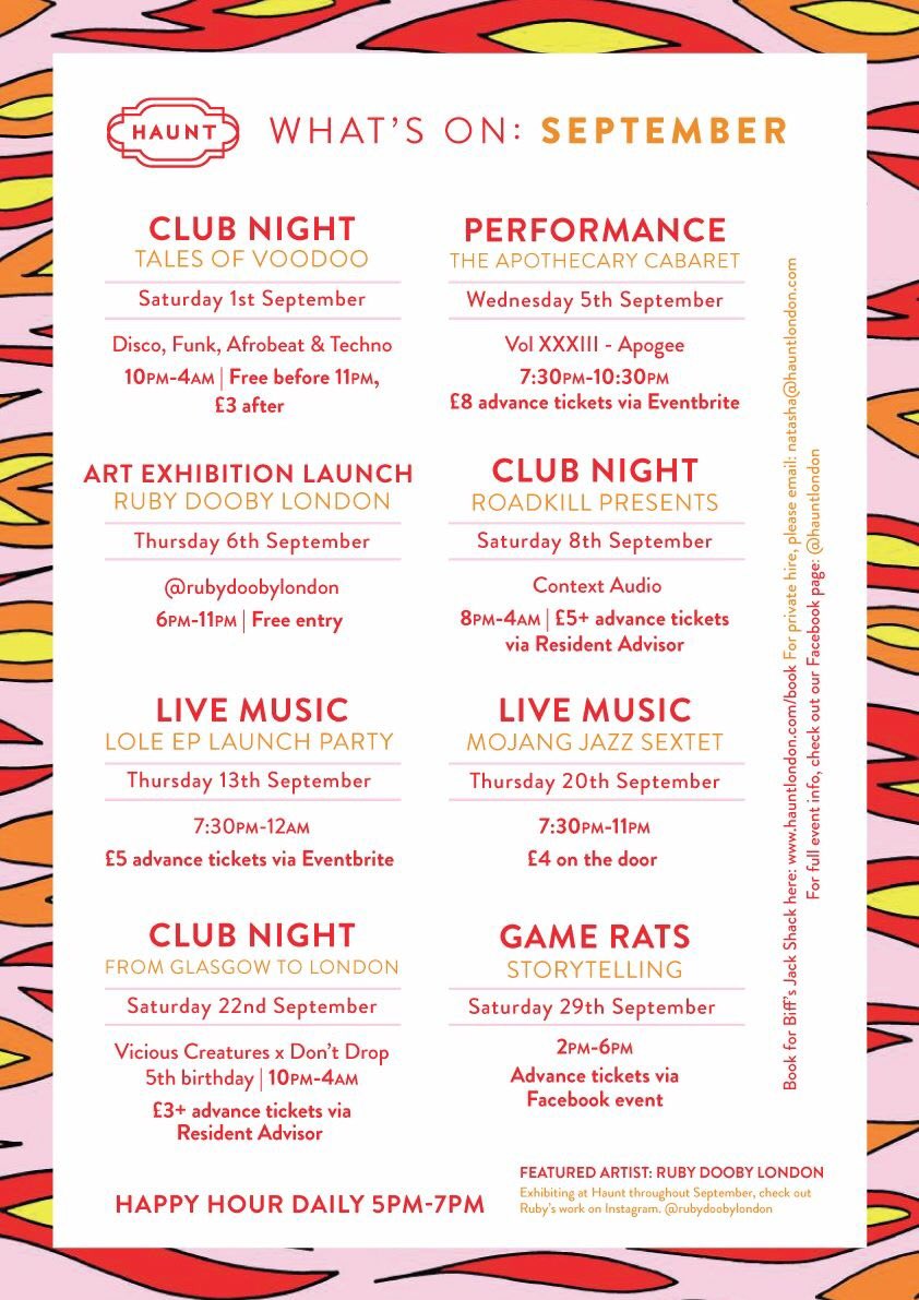 Haunt London tweet media