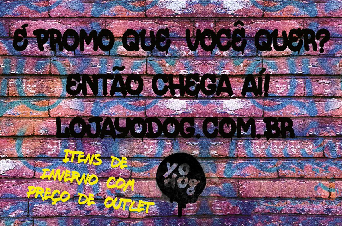 lojayodog's tweet photo. Bora aproveitar galera!
Quer curtir esse restinho de inverno no estilo?
Vem de site https://t.co/ExOiYKyRRo
Todos os itens de inverno com preço de outlet! chega aí! ✌🏼 https://t.co/qnM0oJVmnv