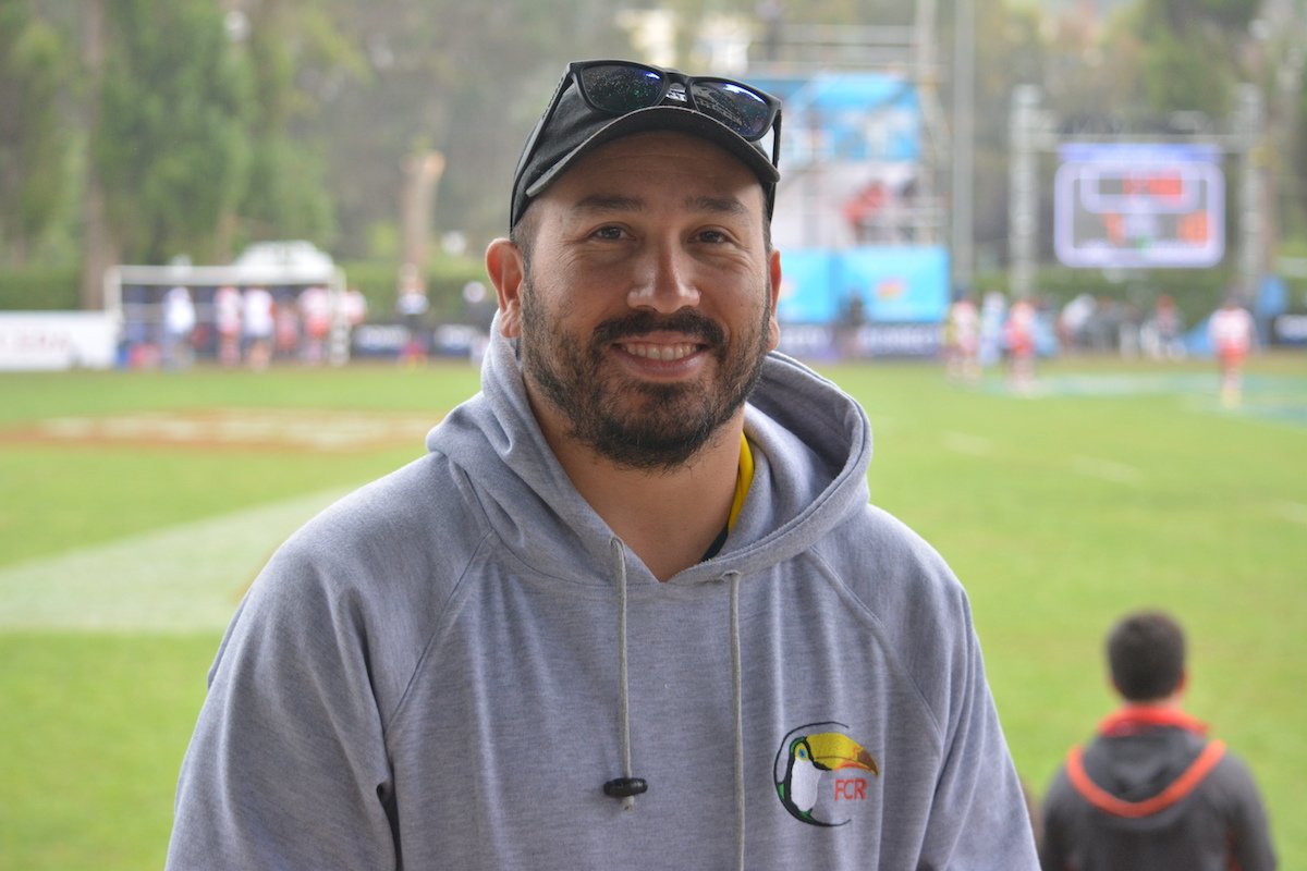rugbych's tweet photo. #RCHRadio - David Jaramillo: “Este tipo de torneo nos ayuda en la difusión y el crecimiento del deporte”. No te pierdas la nota con el entrenador de Los Tucanes tras el título conseguido en el #ARChallenge2018. https://t.co/XwQptSQjgT https://t.co/CJY9zpwXOp