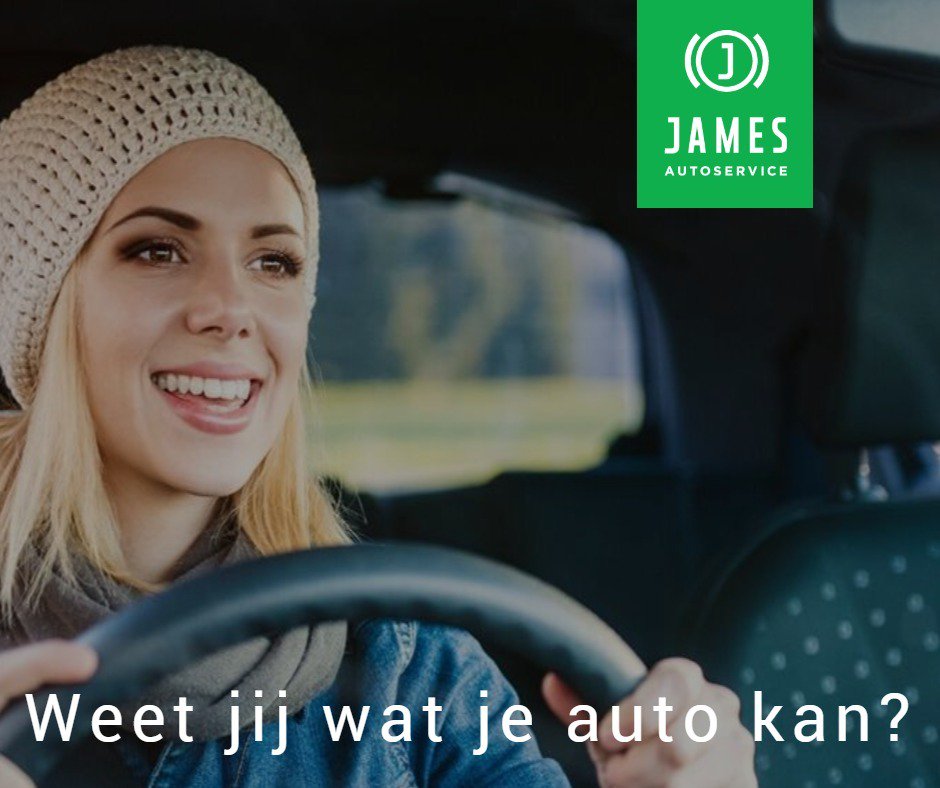 Rij gerust bij je JAMES #Autoservice binnen om heldere uitleg te krijgen! Want weet jij of je auto #rijbaanassistentie, #adaptive cruise control of #remassistentie heeft? Wij helpen je graag om je auto beter te begrijpen! Lees meer in onze #BLOG goo.gl/d23uBP