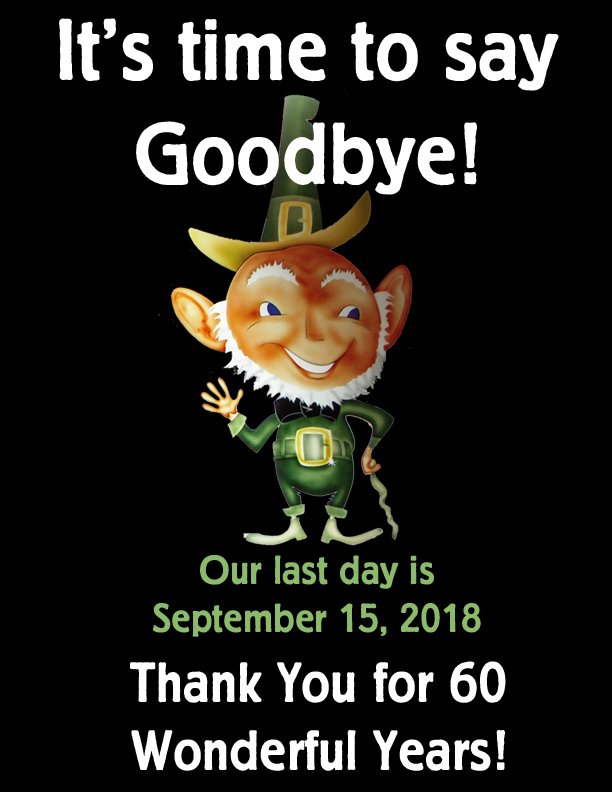 BerkeleyBrennan's tweet photo. Less than 2 Weeks to go!
Our last day is Saturday, September 15.
Come on down for one Last Hurrah!
But remember we are closed Monday for Labor Day.
Thank you for 60 Wonderful Years! https://t.co/74tTfbJnEd