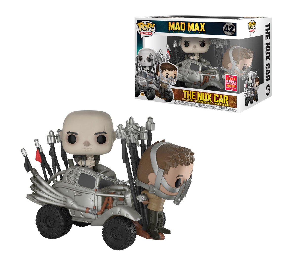 OriginalFunko's tweet image. RT &amp;amp; follow @OriginalFunko for a chance to WIN a Summer Convention Exclusive Mad Max Nux Pop! Ride.