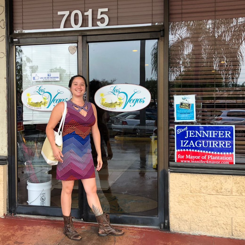 Jen4Mayor's tweet image. Thank you @LasVegasCubanR  for your support! I am a proponent for supporting small businesses! #plantationbusinesses #JenniferForMayor #VoteForJennifer #Jennifer4Mayor