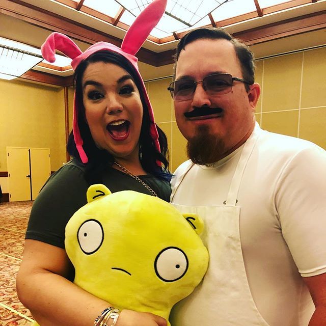 AnatomiC0le's tweet photo. It has begun! #sacanime #bobsburgers #cosplay #louisecosplay #bunnyears #hetoleratesme https://t.co/50bOcDLdK2 https://t.co/bg3AsBe2jb