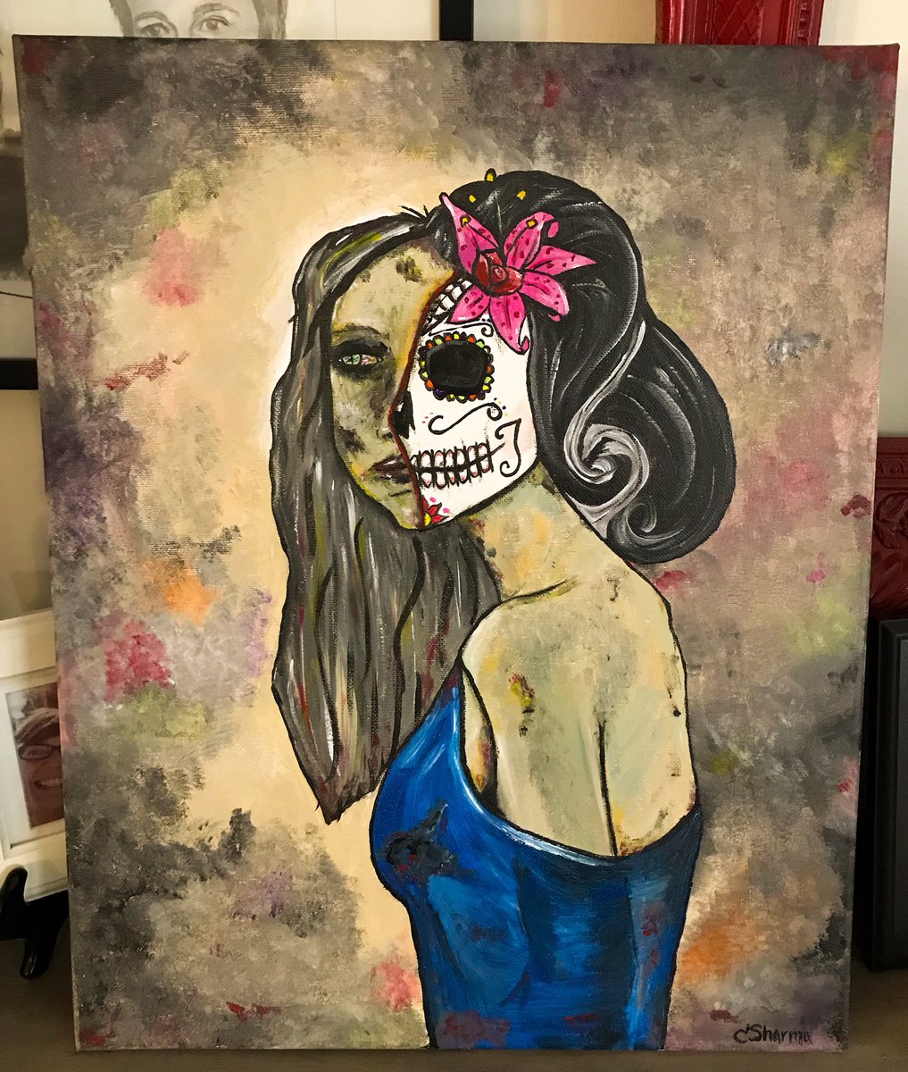 libbitybits's tweet image. I’m pumped for fall and Halloween! #art #artist #zombies @wwwbigbaldhead @AMCthewalking @seanflanery