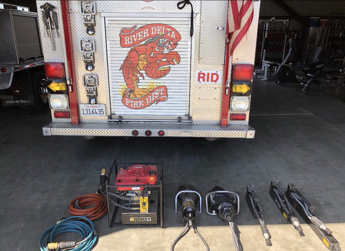 River Delta FD (@riverdeltafd) on Twitter photo Thank you to Sac Metro Fire for their recent donation of Hurst auto extrication equipment. <a href="/metrofirepio/">Metro Fire of Sacramento</a> Thank you to Sac Metro Fire for their recent donation of Hurst auto extrication equipment. <a href="/metrofirepio/">Metro Fire of Sacramento</a>