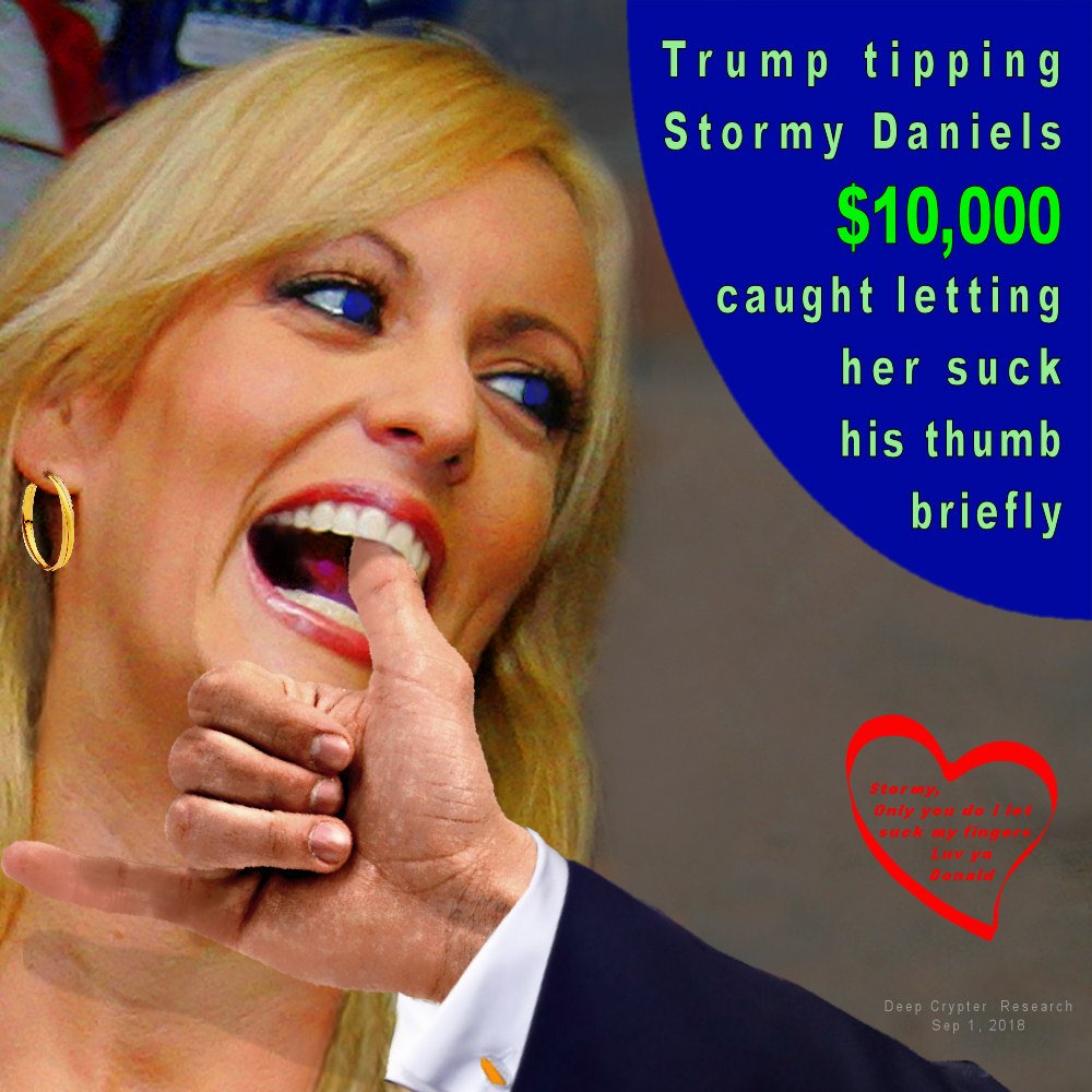 DeepCrypter2's tweet image. Dear #Trump #Haters & #Lovers,
#realDonaldTrump swears never an #Affair with #StormyDaniels
But we see #video caught #Trump tipping her $10,000 privately
#Love #Cryptocurrency #Bitcoin #Ethereum #litecoin #Xrp #BTC #ISIS #Petco #FOX #CNN #FTC #DOJ #IRSnews #FED #ZOO #news