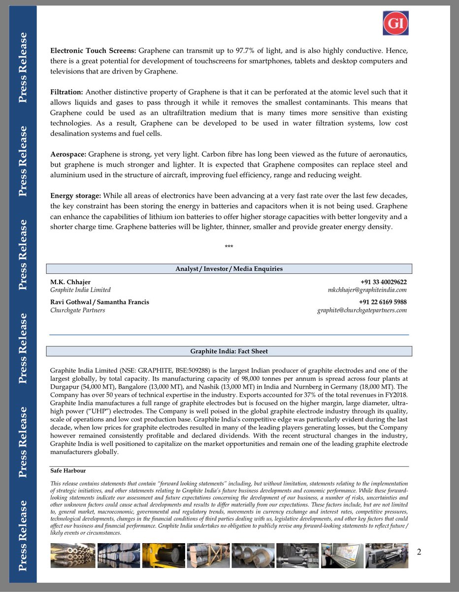 JAugastine's tweet image. K K Bangur, Chairman of Graphite India regarding acquisition [RT] 🚀🚀