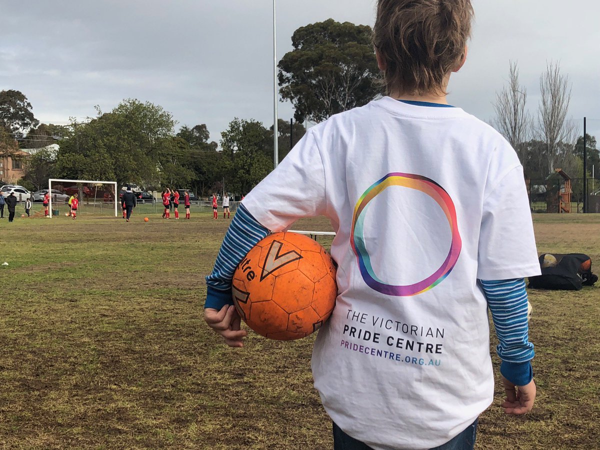 VicPrideCentre's tweet photo. Very excited to be rolling out a fresh new look for the Victorian Pride Centre this morning. A circular motif of rainbow colours, a symbol of our commitment to connecting people and organisations, of the vibrancy and strength of community. https://t.co/O3ITC0ohtb