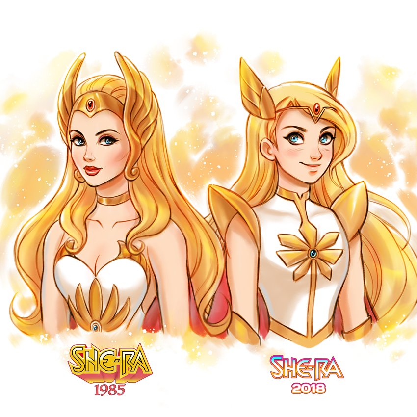 Daekazu On Twitter She Ra From 1985 And She Ra From 2018 Small 