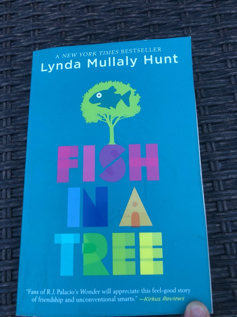 Looking forward to reading this incredible novel to my class!Each one of us is unique!  Let’s celebrate our differences! #fishinatree @JAMMustangs