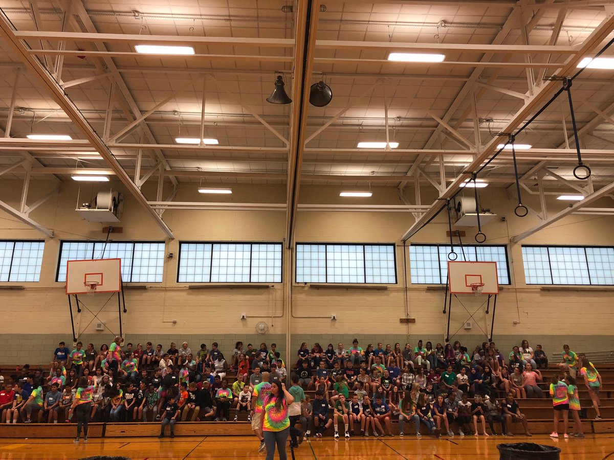 MrsMacko's tweet photo. WEB orientation!  What a great way to welcome our 7th graders!  #RothPride https://t.co/5cAimXn8dx