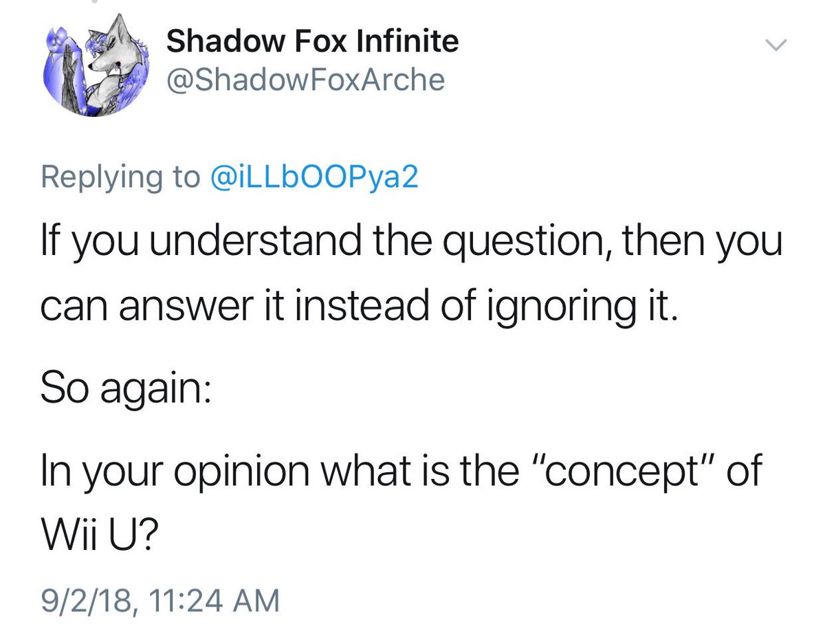 ShadowFoxArche's tweet photo. #TheyRunFromMe Too many times this happens, and what’s so funny is that after the block, they then try to talk shit about you as if simply modifying Twitter search parameters won’t unhide everything.  Newbs LOL.

People diss #WiiU, then can’t come up with a reason.  We know why. https://t.co/SndbOtW27O