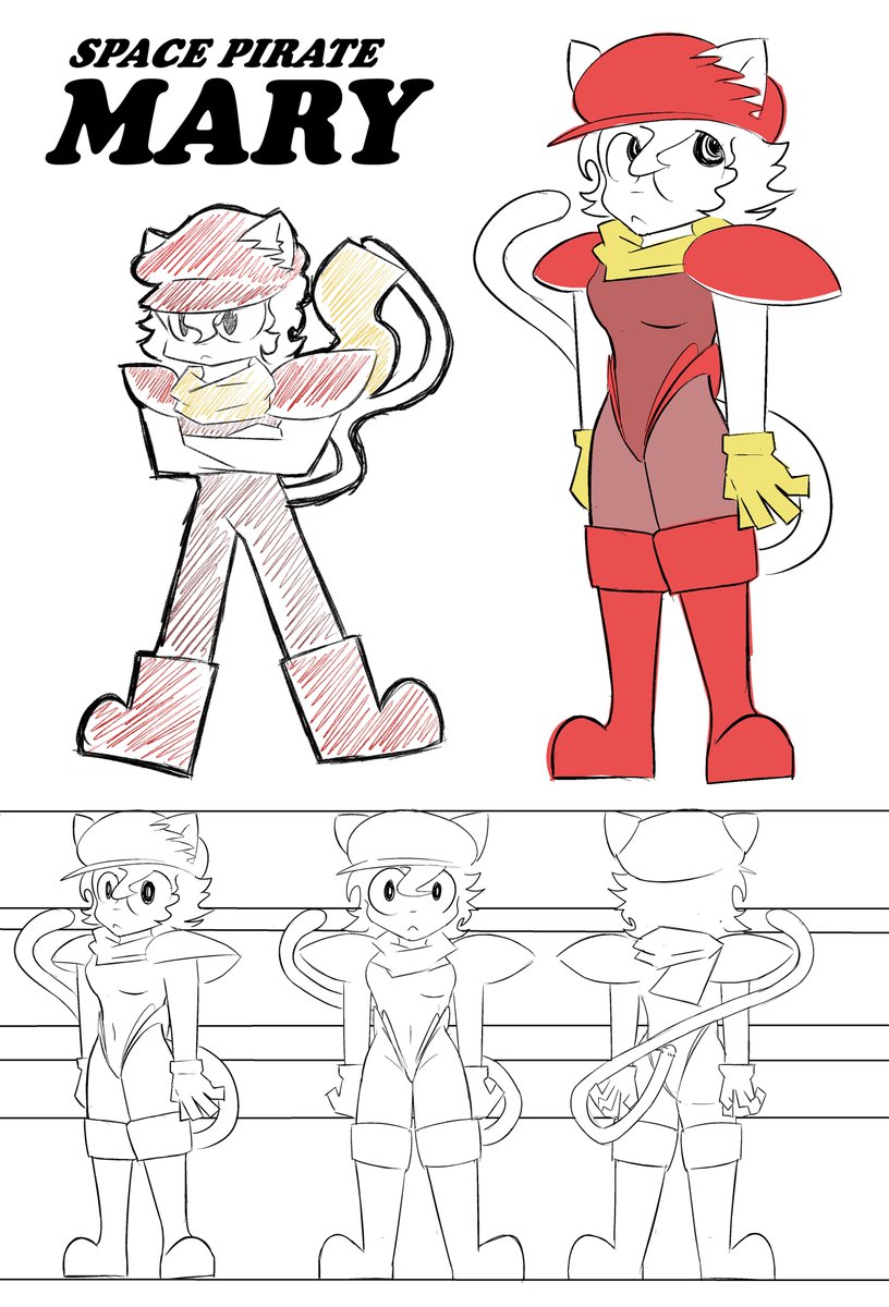 Space Pirate Mary.
#draw #characterdesign @digitalart #drawings #cartoon 