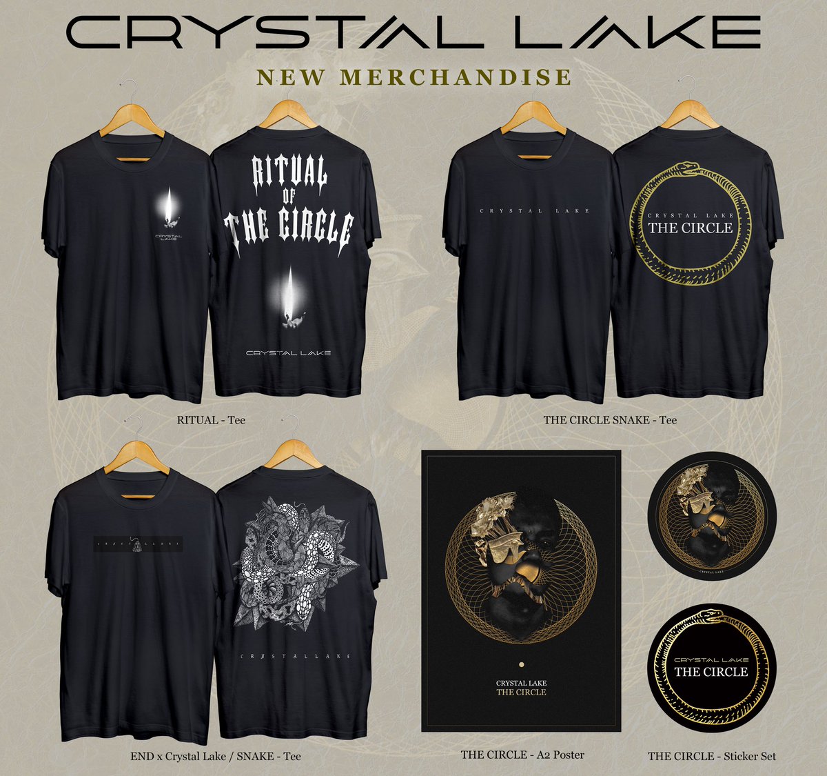 NEW MERCH】 本日のRITUAL OF THE CIRCLEにて販売するマーチ