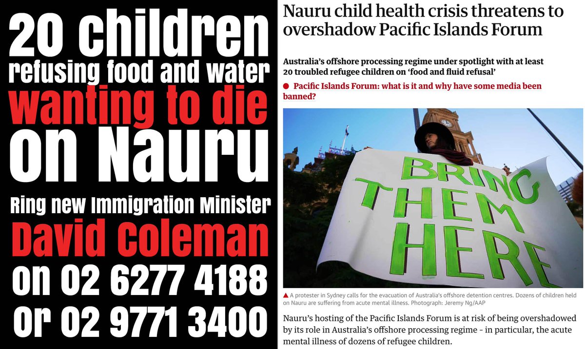 ditchdutton's tweet photo. Will @DavidColemanMP be forced to condemn kids to permanent harm or death? Will he do better than #Dutton? His margin is only 2.8% - with 3.6 swing against him on first preferences last time. Easy to target if he fails on human rights. #Nauru #NauruPIF2018 https://t.co/S0PMrlUEfY https://t.co/EdbGPQVEVZ