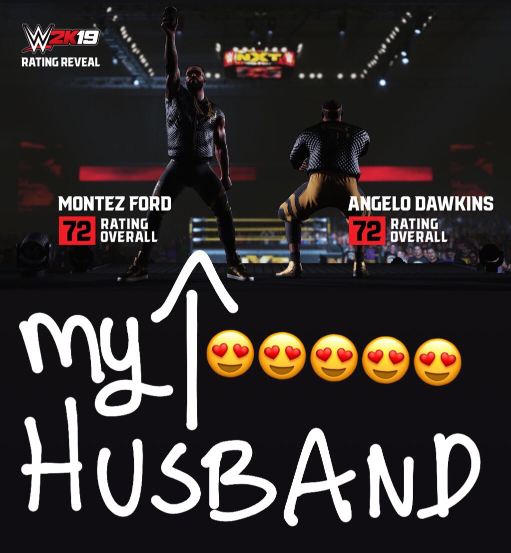 BiancaBelairWWE's tweet photo. Look at my Husband!
#WWE2K19
#StreetProfits
#RaiseOne https://t.co/krhfaXmkwe