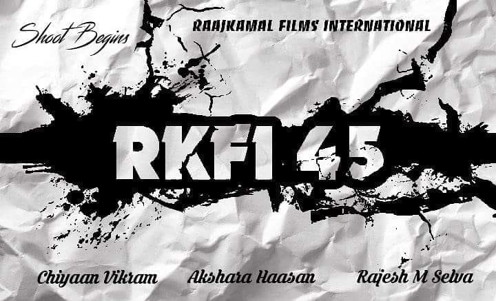 VasanthCVF's tweet photo. @rkfi45 @ikamalhaasan @RajeshMSelva @RKFI @GhibranOfficial @TamilaninCinema @kunal_rajan #ChiyaanVikram #KamalHassan
#RKFIProject45 On Floors 🎬 https://t.co/xxLrTSfpto