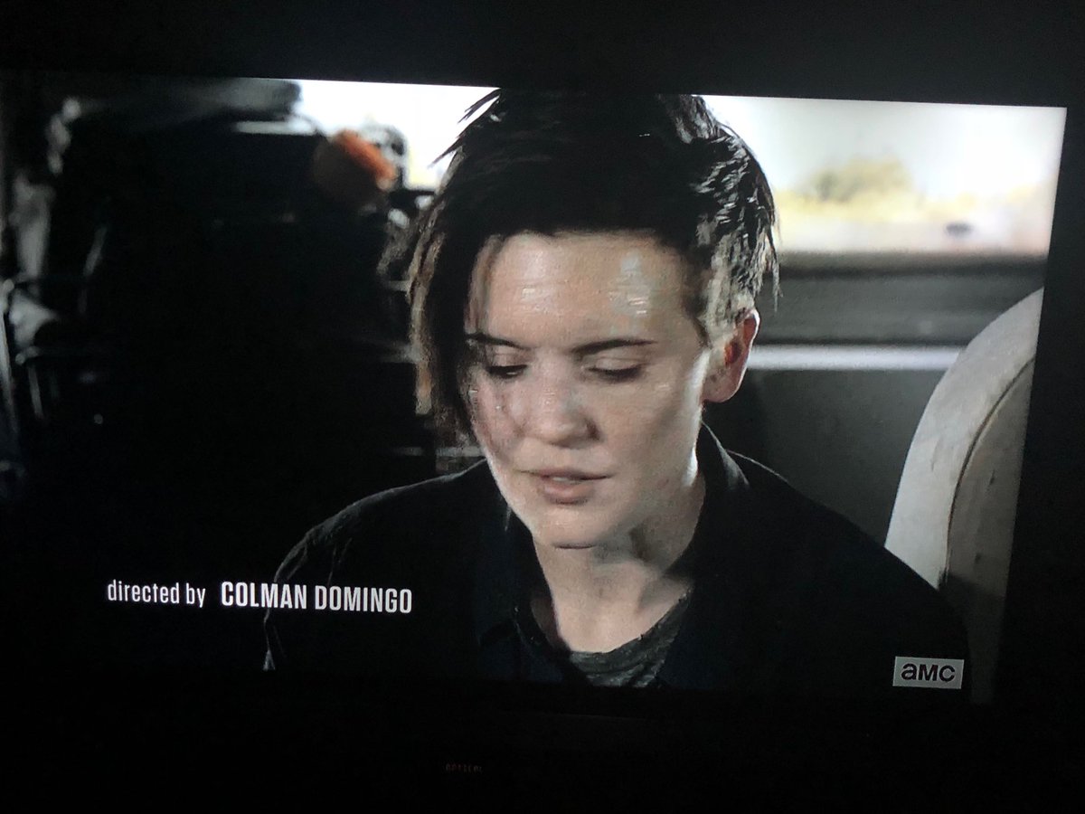 LiebmanEnt's tweet photo. Television directorial debut...and ⁦@colmandomingo⁩ CRUSHED IT! ⁦@FearTWD⁩ ⁦@AMC_TV⁩ https://t.co/pglQXquH8C