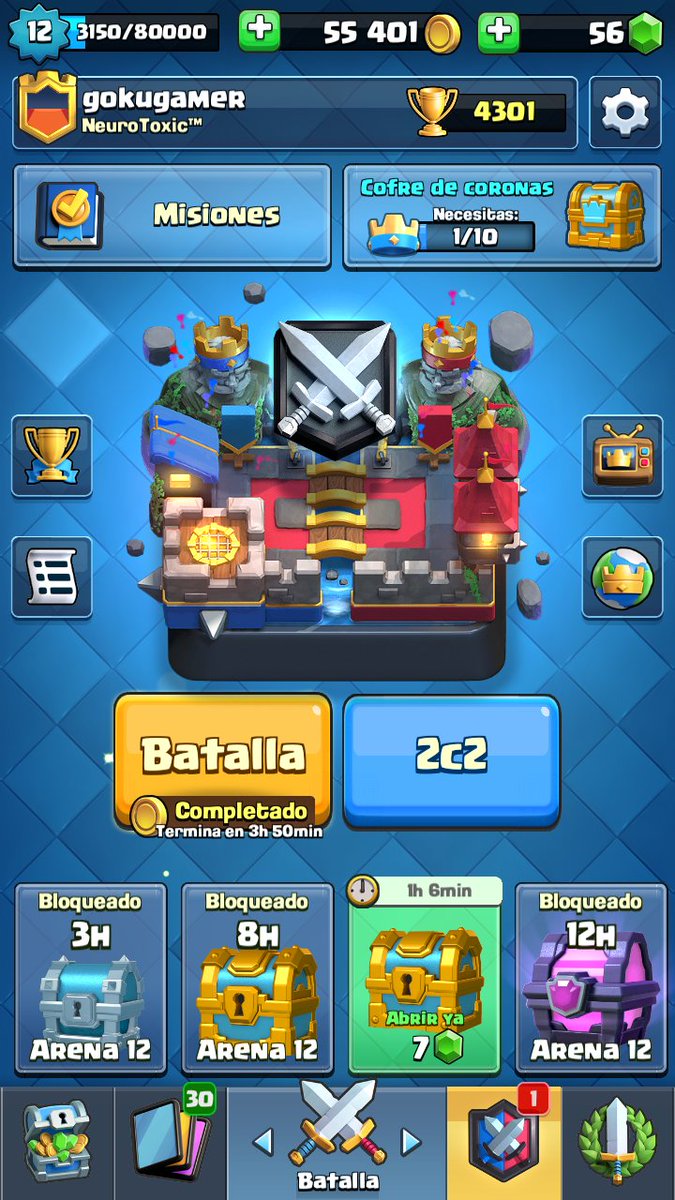 Wuuuuuu 
Tengo cartas demasiado bajas :( 
Pero se logró está temporada gracias @MarcoTragedyCR <a href="/Giovanni_27820/">Papu Papu 🐣</a>  @NeuroToxicCR  por todo!