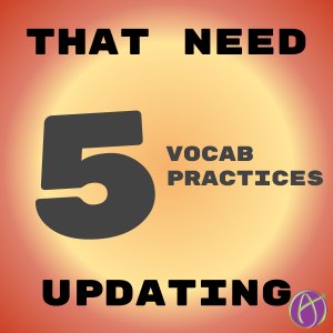 alicekeeler's tweet photo. 5 Vocab Practices That Need Updating - https://t.co/aBNvXzSIfm https://t.co/yT9eypFRJE