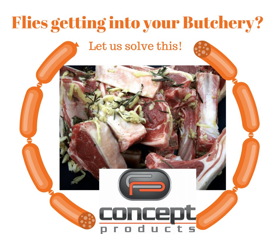 Lots of flies invading your butchery? Worry less now! Concept Products is here to offer you Hygiene Solutions for Butcherys. Don't hesitate to visit us at conceptproducts.com.au/hygiene-soluti…