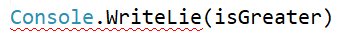 I accidentally asked .NET to lie to me