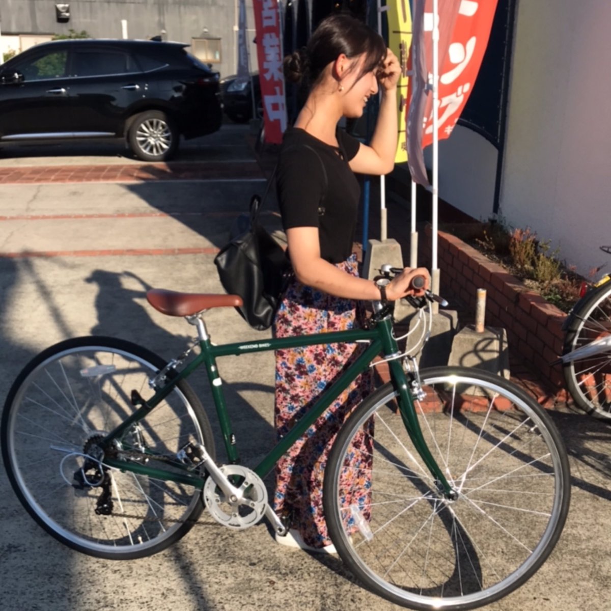 suzu_t_bot's tweet photo. 自転車盗まれたき、新しい自転車買ったんよ〜\( ˆoˆ )/
かっこいいやろ？お気に入りやき、もう盗まれんように気をつけんといけん！！( ･ὢ･ ) ﾑﾑｯ https://t.co/TLoM3gCSsj
