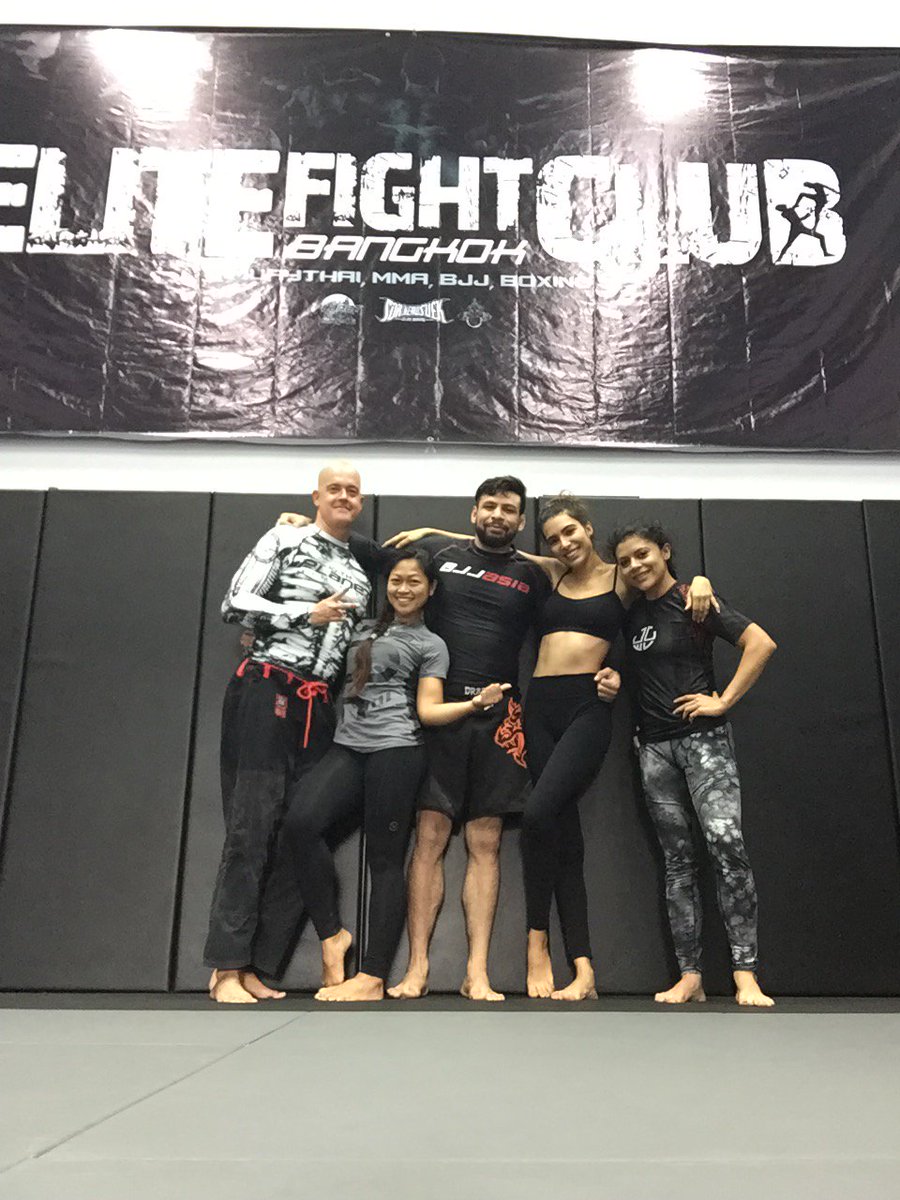Saturday afternoon No Gi crew #elitefightclubbangkok #bjjasia #badboyasia #nogi