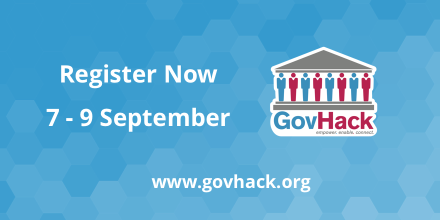 GovHackAU's tweet photo. FOUR DAYS until #GovHack! Don't forget to register 🚀 Some events are already full, so why not join a "Kitchen Table" event, or a nearby location? Check it out! #hackathon #opendata https://t.co/Kdhb9d0UIM https://t.co/FO4PRypgXd