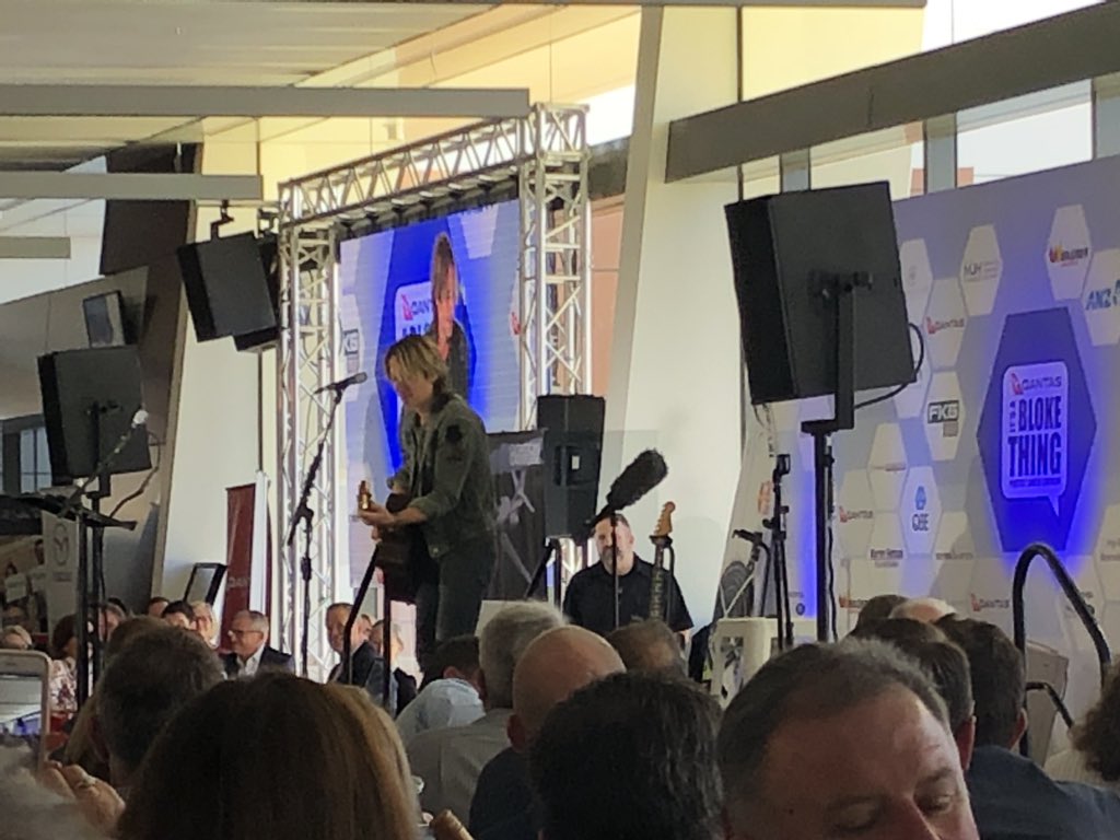 ANZ proud to be supporting Its a Bloke Thing Prostate Cancer Lunch which today saw Keith Urban fly into Toowoomba to give an awesome performance