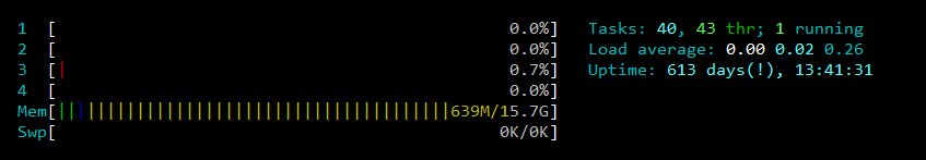 TrueBlueLine's tweet image. It&apos;s a sad day as we have to reboot one of the servers after 613 days. #Linux #Uptime #DitchWindows