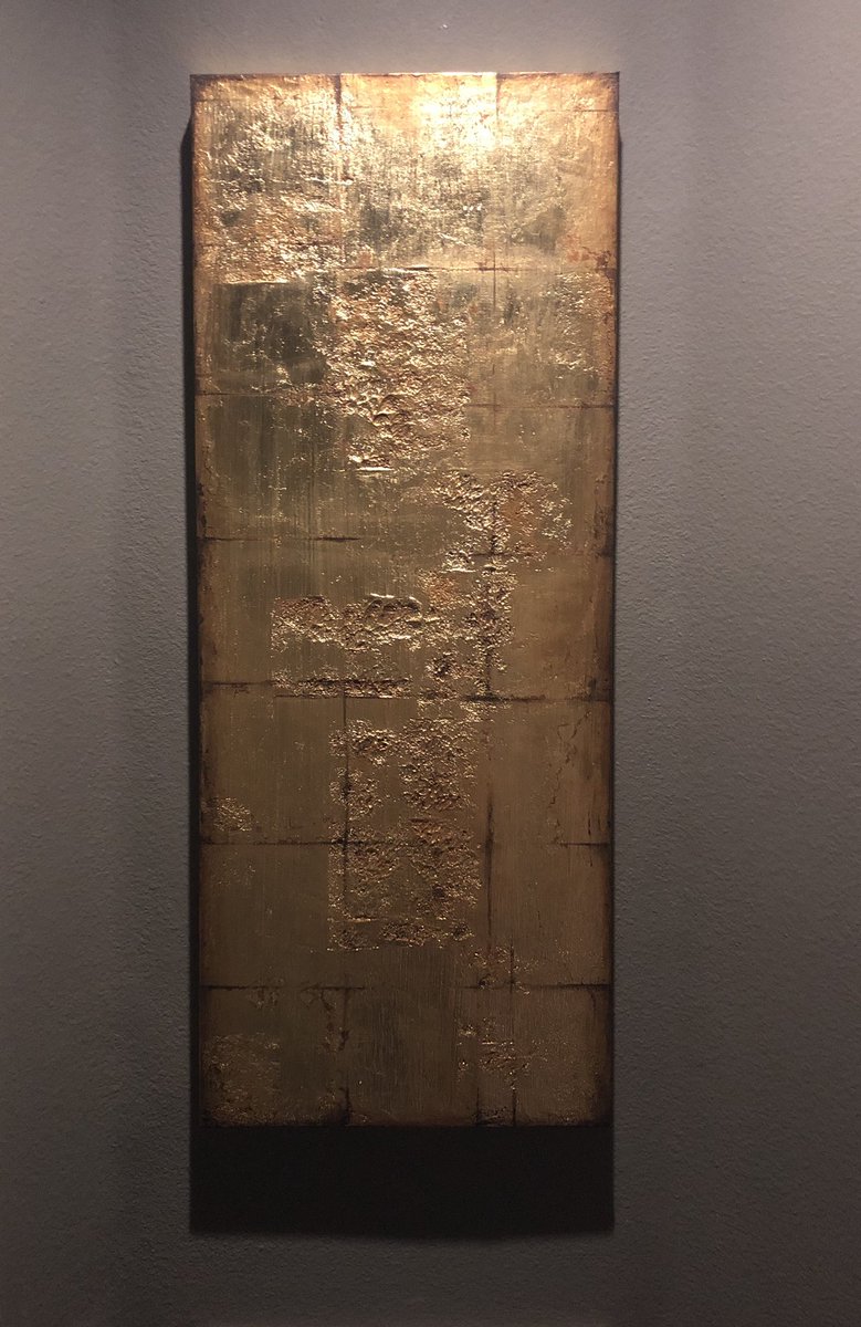 “Gold - always believe in your soul” #abstractart #sculpturalartist #goldart #austinartist #britishartist #metallicart #interiordesign