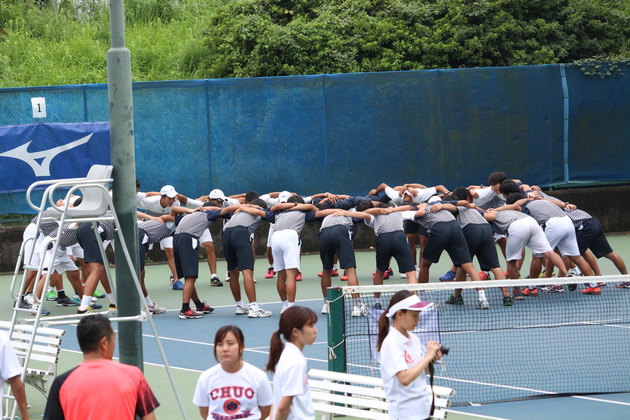 スポーツ法政新聞会 テニス 関東大学テニスリーグ 対中大 慶應義塾大学日吉テニスコート ダブルスオーダー発表 D1小見山 楠原ー宇佐美 望月 D2鈴木 藤井ー清水 池田 D3前崎 柚木ー小峰 杉山 テニス 法政 T Co Uq3lodfpvu Twitter