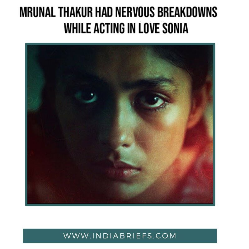 indiabriefs's tweet photo. @mrunal0801 #LoveSonia #ActingLevel #Dedication #Bollywood #LoveSoniaMovie https://t.co/5BN5iqjuPH
