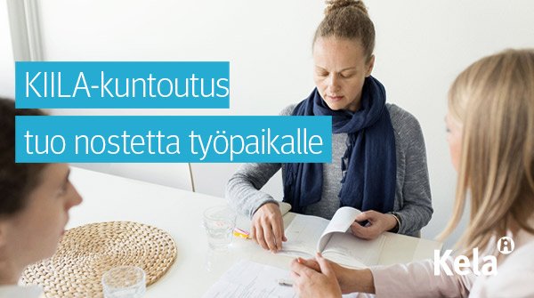 Vuoden 2019 KIILA-kursseja haettavissa nyt!  Ammatilliset KIILA-kuntoutuskurssit on tarkoitettu työssä oleville henkilöille, jotka tarvitsevat tukea työkykyynsä. Tutustu ppt- esitykseen: kela.fi/documents/1018…