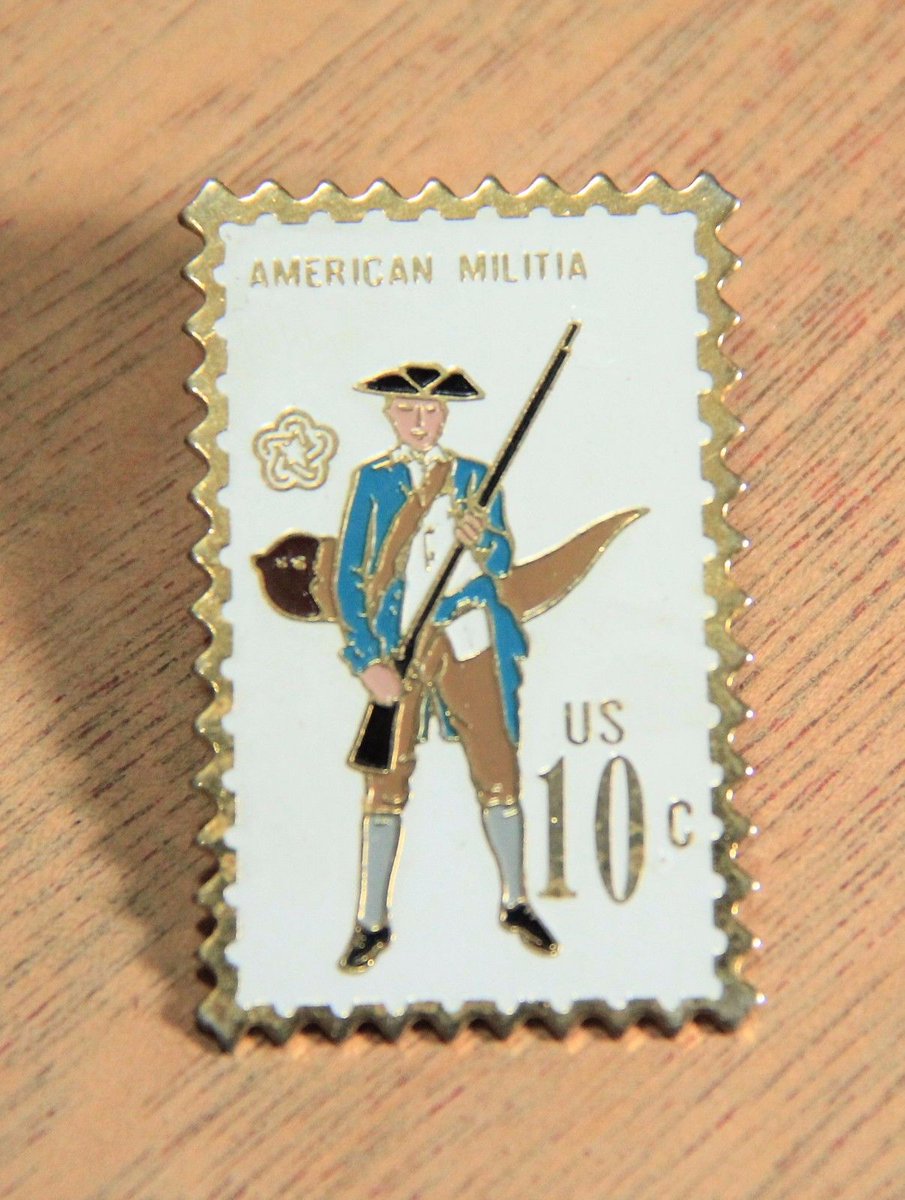 AmMoshe's tweet image. Check out #Jayne Co #Pinbacks Us Postage #Stamp #American #Militia Us 10 Cent   ebay.us/BCsGvK via @eBay