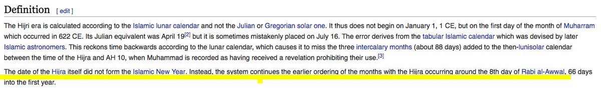 Why make the change? How does this impact our life today? This is what I want to be discussing in this very important thread as we enter the month of Muharram.First of all, we see even on Wikipedia that they admit the following...  https://en.wikipedia.org/wiki/Hijri_year&nbsp;Now that we have this