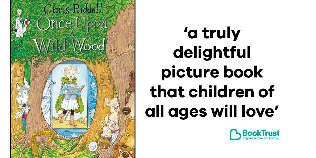 It's been ten years since <a href="/chrisriddell50/">chris riddell</a> last released a picture book, but it turns out that #OnceUponAWildWood was definitely worth the wait. We've made this fantastic mixed-up fairytale our #BookOfTheDay: booktrust.org.uk/book/o/once-up…