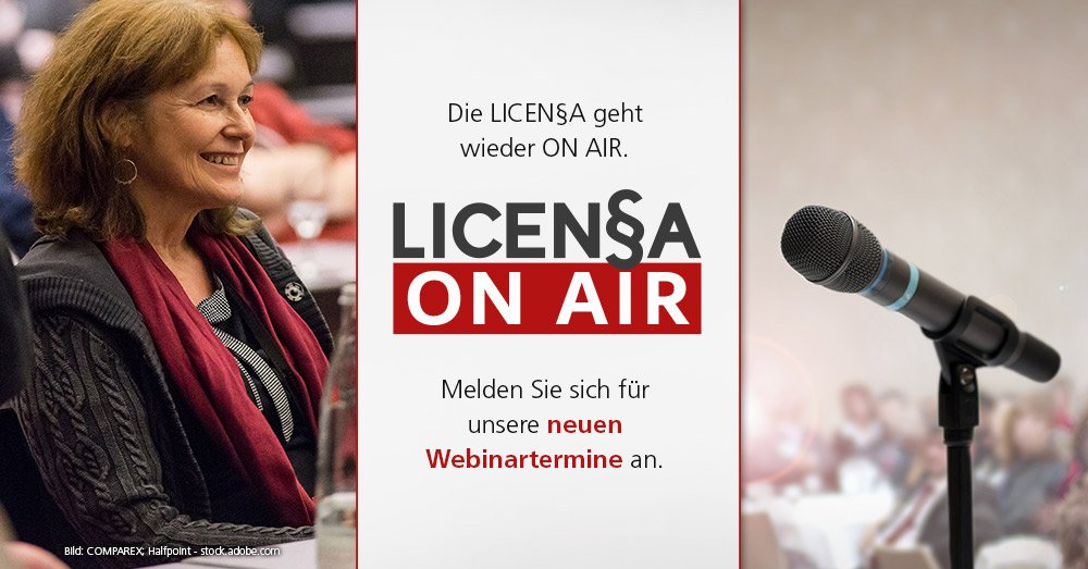 SWO_DACH's tweet photo. Die #licensa2018 on AIR: Webinare zur #Citrix Lizenzierung, zum #Lizenzmanagement der Zukunft und zu #OpenSource Software im Oktober: https://t.co/ZKyUJnsLA1 https://t.co/EA2VfqbeQI