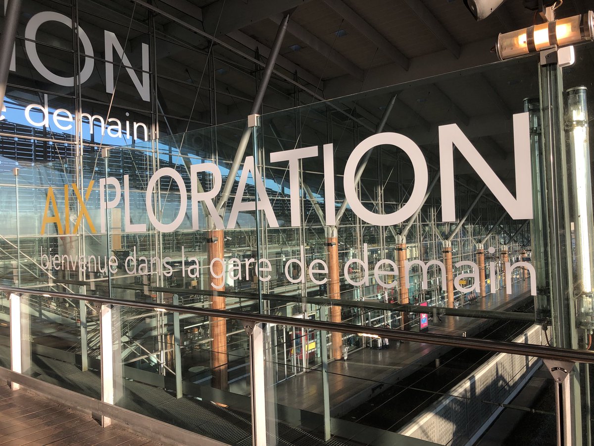 MeMagnan's tweet image. C’est reparti #AixPloration @ouisncf @ConnectGares @aixmaville 🚄 ➡️ ☀️ rendez-vous professionnel #MaVieDeNotaire